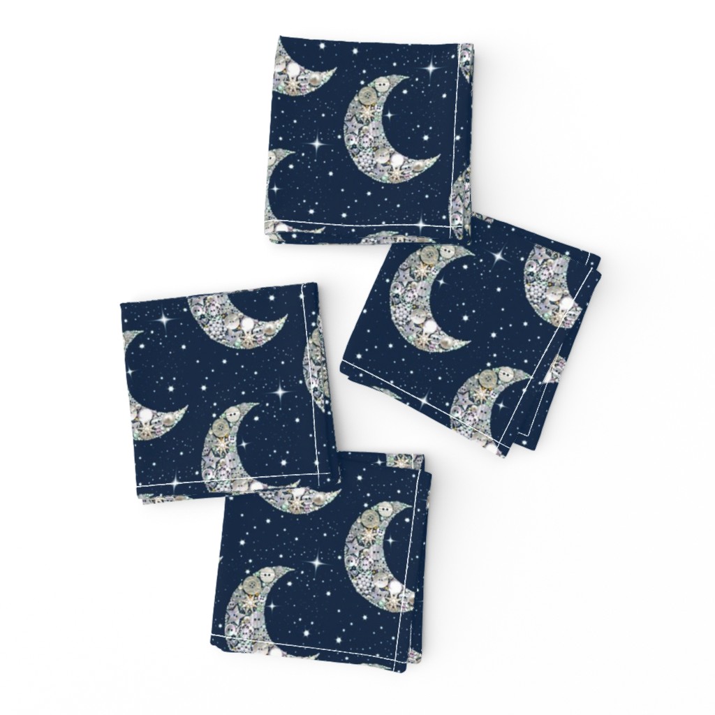 Moon and stars// Vintage  Buttons // Moon and stars Celestial