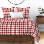 Candy Cane Plaid 233 Red White