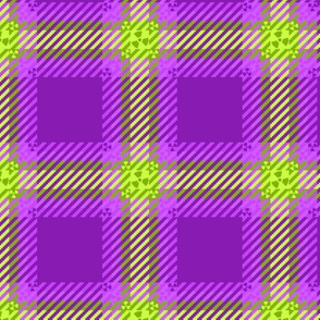 Radiation Plaid 171 Pink Purple Green