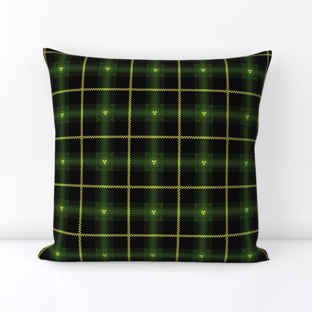 Radiation Plaid 219 Green Yellow Black