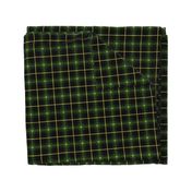 Radiation Plaid 219 Green Yellow Black