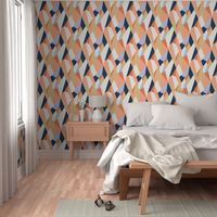 Moderne Geometric Wallpaper and Fabric