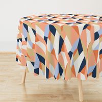 Moderne Geometric Wallpaper and Fabric