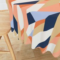 Moderne Geometric Wallpaper and Fabric