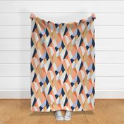 Moderne Geometric Wallpaper and Fabric