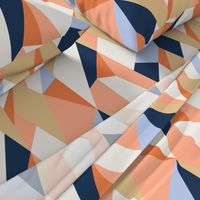 Moderne Geometric Wallpaper and Fabric