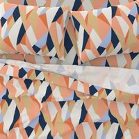 Moderne Geometric Wallpaper and Fabric