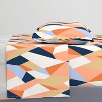 Moderne Geometric Wallpaper and Fabric