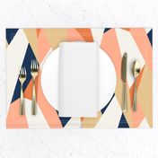 Moderne Geometric Wallpaper and Fabric