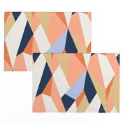 Moderne Geometric Wallpaper and Fabric