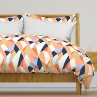 Moderne Geometric Wallpaper and Fabric