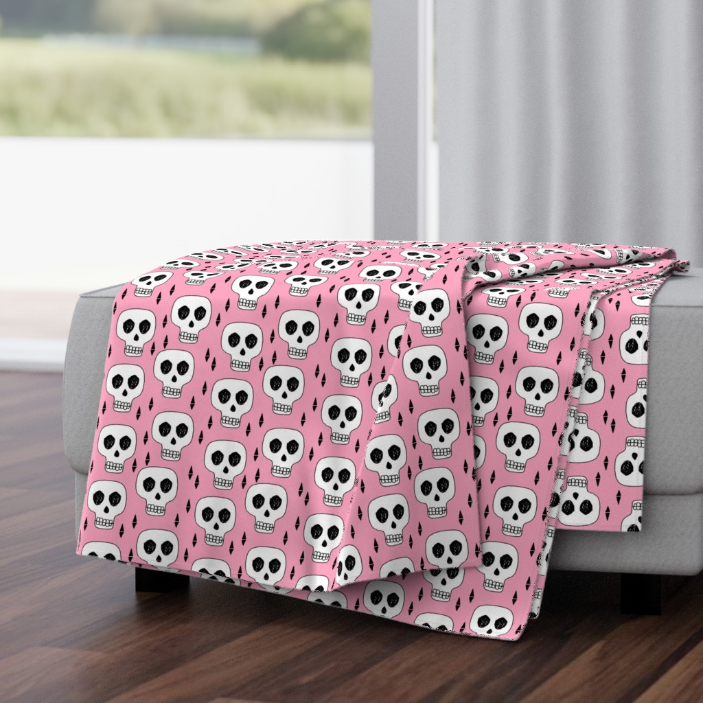 skull // skulls pink scary halloween creepy scary spooky halloween 