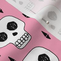 skull // skulls pink scary halloween creepy scary spooky halloween 