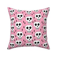 skull // skulls pink scary halloween creepy scary spooky halloween 