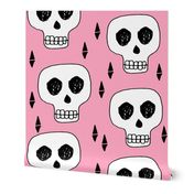 skull // skulls pink scary halloween creepy scary spooky halloween 