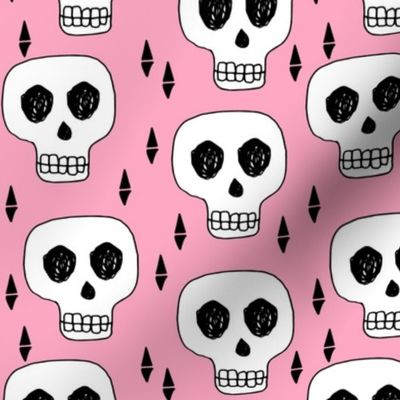 skull // skulls pink scary halloween creepy scary spooky halloween 