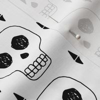 skulls //black and white october halloween skull creepy scary spooky cute