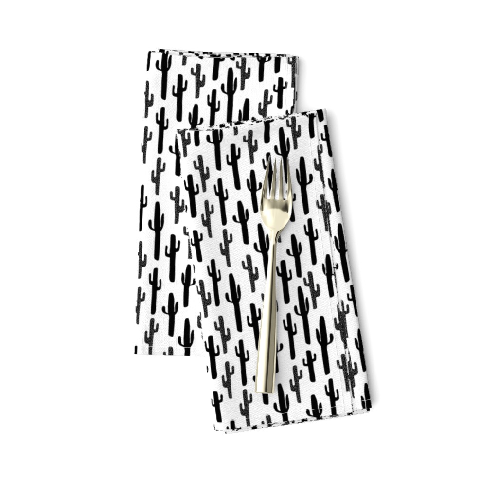 cactus // black and white cacti cactus cute cactuses print