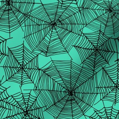 spider web // webs spiders green and black kids creepy scary cute halloween