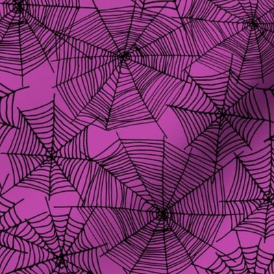 spider webs // purple creepy halloween spider scary october