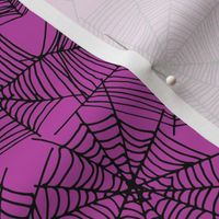 spider webs // purple creepy halloween spider scary october