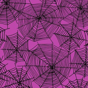 spider webs // purple creepy halloween spider scary october