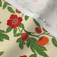 Rose pattern, rose hip