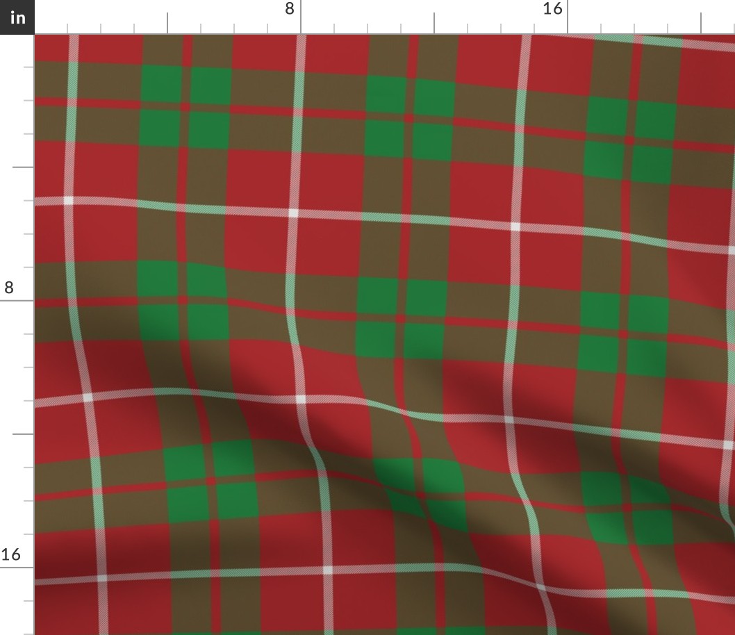 MacKinnon tartan #1, 6", 1842 Sobieski Stuarts