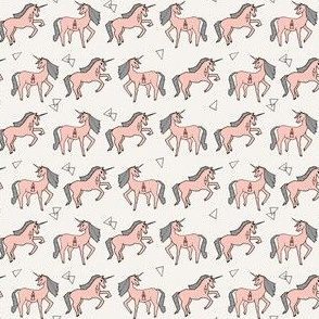 unicorn // unicorns pink girly geo geometric cute