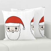 santa // father christmas plush plushie cut and sew plush pillow santa 