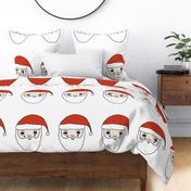 santa // father christmas plush plushie cut and sew plush pillow santa 