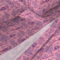 Pink and Purple Greyhound Toile