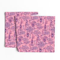 Pink and Purple Greyhound Toile