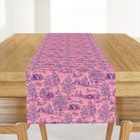 Pink and Purple Greyhound Toile