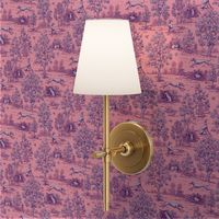 Pink and Purple Greyhound Toile