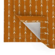 arrows // rust orange stripe nursery baby kids baby boy camping quilt coordinate