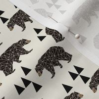 geo bear // small geometric bear fabric bear fabric boys nursery kids boy