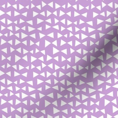 bow tri // pastel purple triangles bow tie tri 