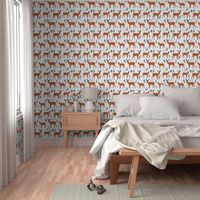 deer // tri triangle deer boy baby boy kids room 