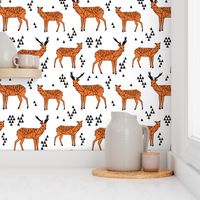 deer // tri triangle deer boy baby boy kids room 