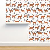 deer // tri triangle deer boy baby boy kids room 