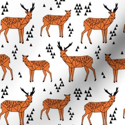 deer // tri triangle deer boy baby boy kids room 