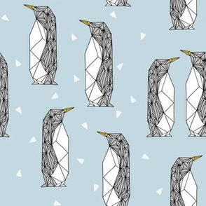 geo penguin // winter blue ice blue kids penguins pingu winter
