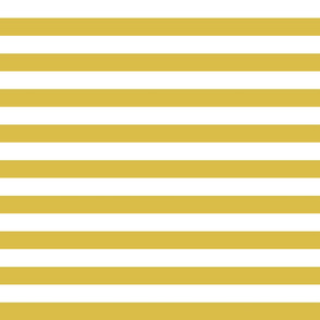 Stripes - Mustard - Railroad (1 inch) by Andrea Lauren