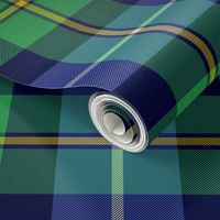 MacNeil / MacNeil of Barra  tartan c. 1831, 8" blue and green