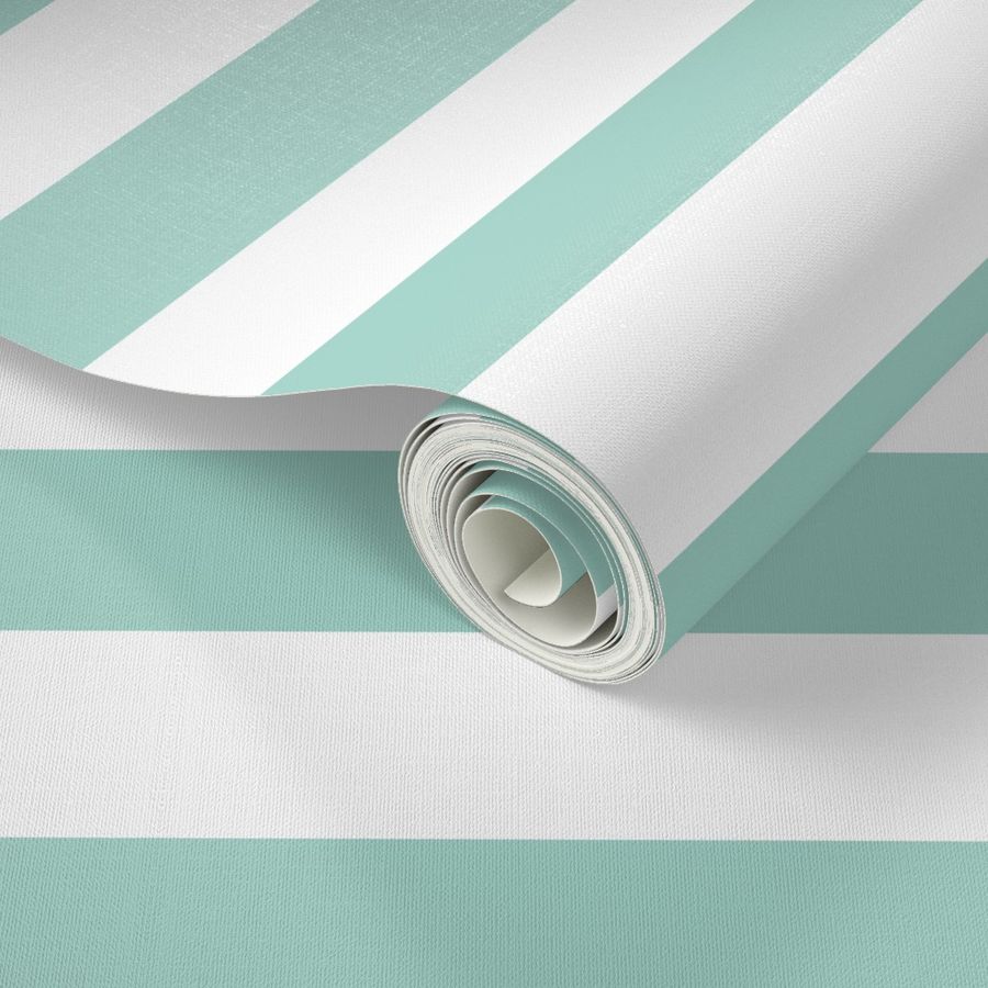 Stripes - Pale Turquoise (.5") by Andrea Lauren