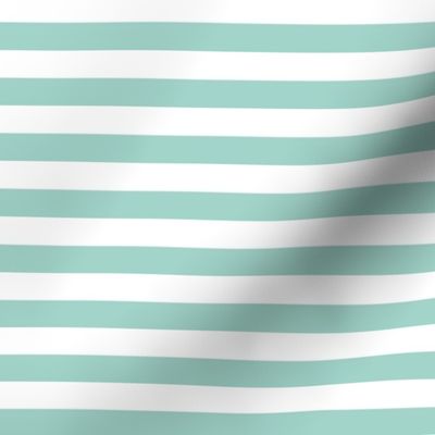 Stripes - Pale Turquoise (.5") by Andrea Lauren