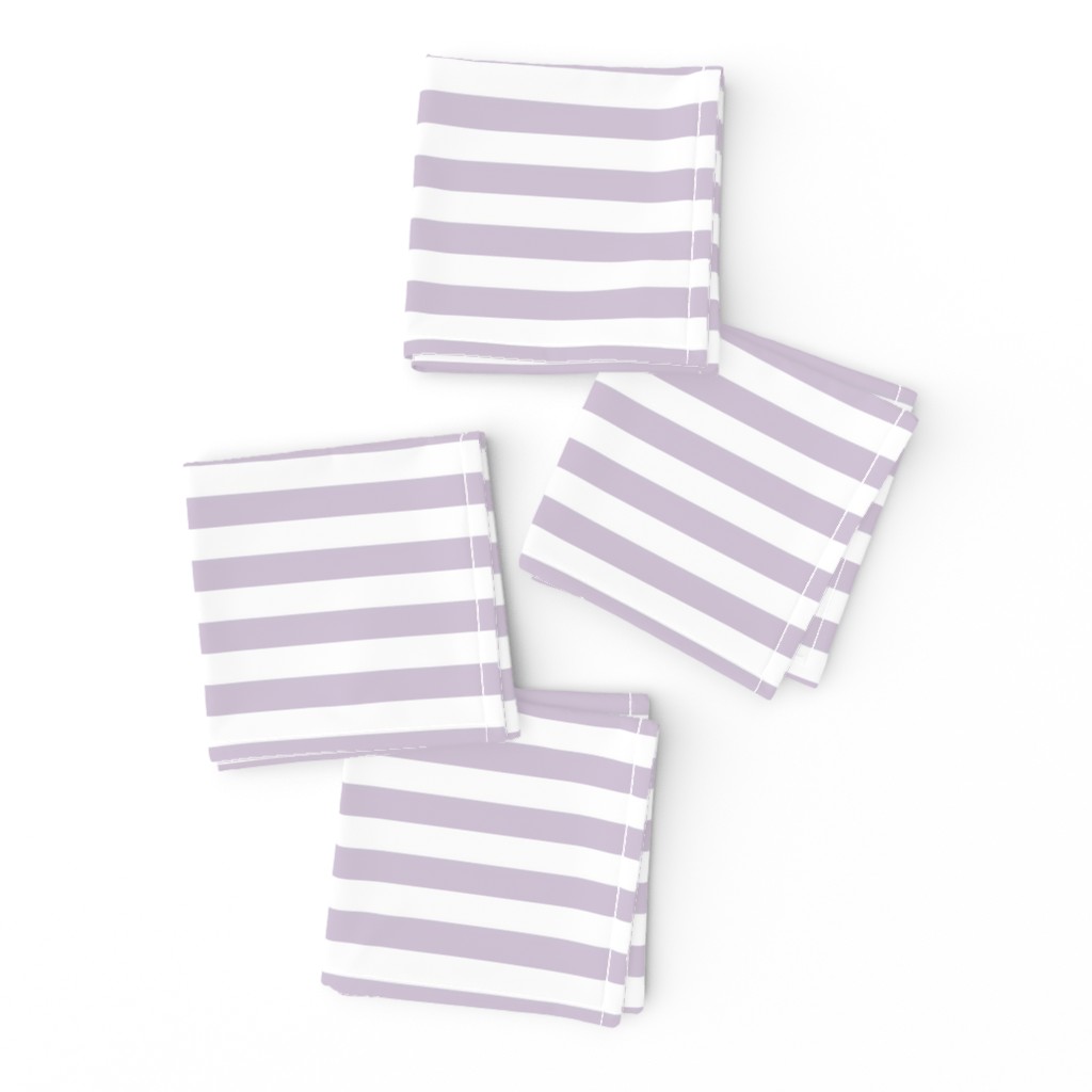 Stripes - Lavender - Railroad (.5") by Andrea Lauren