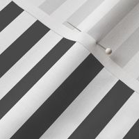 Stripes fabric // - Charcoal - Railroad (.5") by Andrea Lauren