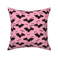 bat // halloween pastel pink bubblegum pink haunted spooky scary